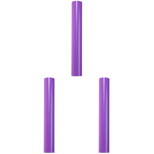 3Pièces Vinyle Htv Violet Pour Cuir Tissus Résistants Souples 1