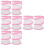 8Pièces Cage D’élevage Tissu Rose Et 8