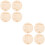 8Pièces Enseignes Bébé Bois Beige Pour 6