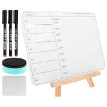 3Ensembles Tableaux Blancs Double-Face Compacts Pour Usage Éducatif