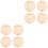 8Pièces Enseignes Bébé Bois Beige Pour 3
