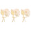3Pièces Chapeaux Beige Bébé Accessoire Chic 3