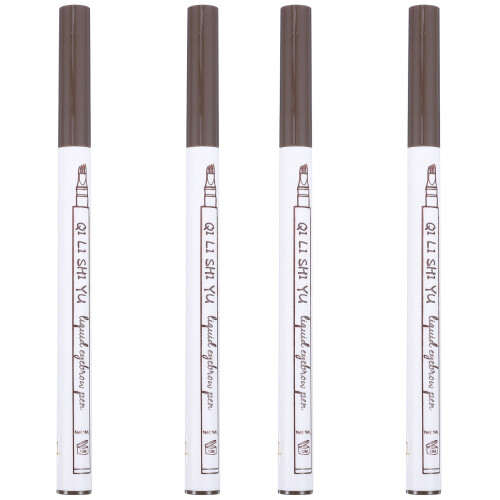 4Pièces Sourcils Micro-Fourchette Waterproof Durable 1