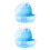 2Pcs Multifunction Hamster Carrier Case with Drinking Bottle Sky-Blue 5
