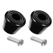 3Ensembles Roulettes Noir Stopper Large Surface Résistant