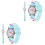 2Pièces Enfants Tableau Bracelet Silicone 3