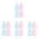 16Pièces Distributeurs Nail Remover Plastique Assorties 4