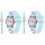 2Pièces Enfants Tableau Bracelet Silicone 2