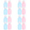 16Pièces Distributeurs Nail Remover Plastique Assorties 7