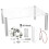 3Ensembles Boîtier Pièce Open Multi Usage Facile À Monter 2
