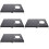 4Pièces Table Portable Pliable Camping Noir En Acier Inoxydable 9