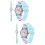 2Pièces Enfants Tableau Bracelet Silicone 7