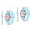 2Pièces Enfants Tableau Bracelet Silicone 4