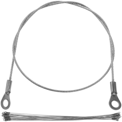 40Pièces Câble De Pour Bateau Inox Argent Suspension Durable