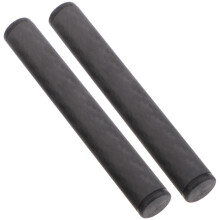 6Pièces Barres 15Mm Carbone Solides Pour Accessoires Rig Dslr Noir