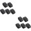 10Pièces Support Et Bracelet Noir PU Protecteurs 6
