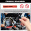 14PCS Tie Rod Boot Kit MultiSize Rubber Ball Joint Boot Replacement for Suspension Protection 4