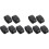 10Pièces Support Et Bracelet Noir PU Protecteurs 2