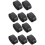 10Pièces Support Et Bracelet Noir PU Protecteurs 5