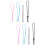 8Pièces Outils Drawstring Multicolores Durables Pour Couture Sport 7