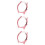 3Pcs Rose Gold Watch Protective Case Cover Lightweight Durable Frame 7