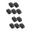 10Pièces Support Et Bracelet Noir PU Protecteurs 7