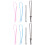 8Pièces Outils Drawstring Multicolores Durables Pour Couture Sport 5