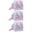 18Pièces Lingettes Bébé Carrées Coton Pur Multicolores Absorbantes 9
