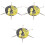 3Pièces Dotting Et 5