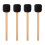 4Pièces Baguettes Percussion Manche Bois Noire Usage Polyvalent 6