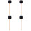 4Pièces Baguettes Percussion Manche Bois Noire Usage Polyvalent 7