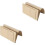 2Pièces Rangement Beige Pour Lit Multiples 3