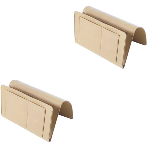 2Pièces Rangement Beige Pour Lit Multiples 2