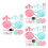 3Ensembles Outils DIY Bol Bâton Rose Vert 4