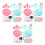 3Ensembles Outils DIY Bol Bâton Rose Vert 6