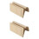 2Pièces Rangement Beige Pour Lit Multiples 5