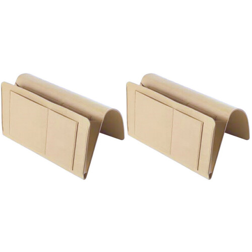 2Pièces Rangement Beige Pour Lit Multiples 1