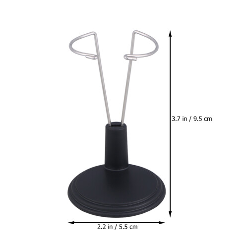 24Pcs Black Portable Bear Stand Display Holder for Dolls 2