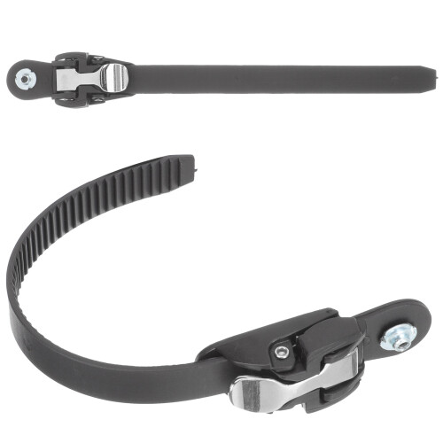 4Pièces Sangles De Fixation Roller En PVC Noires, Accessoires Patinage