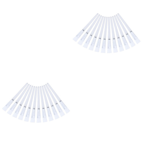 24Pièces Brosse Cristal Transparent Pour Masques Et 2