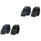 4Pièces Ceinture Nylon Durable Pour 3