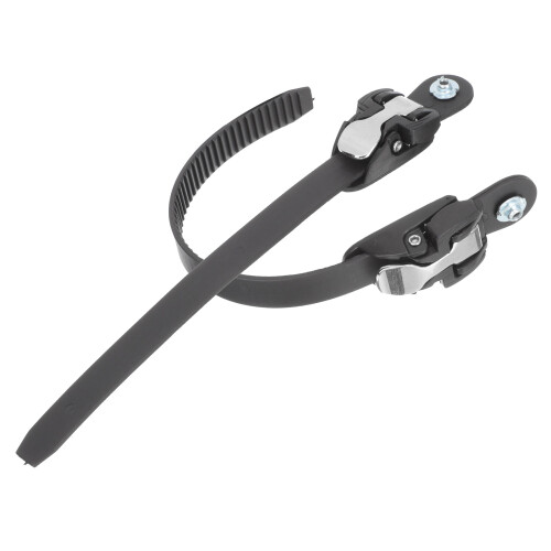 4Pièces Sangles De Fixation Roller En PVC Noires, Accessoires Patinage 2