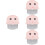 4Pièces Massage Animal ABS Compact Rose Pour Poils Courts Longs 8
