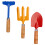 4Sets Portable Assorted Beach Metal and Wood Sand Tools 1