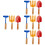 4Sets Portable Assorted Beach Metal and Wood Sand Tools 7