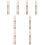 16Pièces Baguettes De Batterie Bois Multi Percussion Sonnet Précis 4