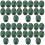 20Pièces Cabochons Verts Plats Pour Accessoires DIY 7