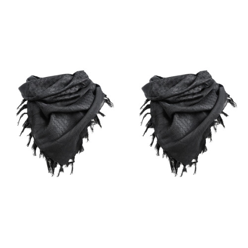 2Pièces Écharpe Palestine Unisexe Coton Noir Châle Wrap 1