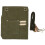 2Pcs Green Canvas Apron Labour Suit for Home Baking 2