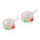 2Pcs Assorted Color Ceramic Milk Containers for Home Use Sauce Bowls 4